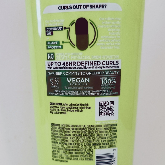 ⭐4/$15 Garnier Fructis Curl Nourish Moisturizing Conditioner - Picture 3 of 9